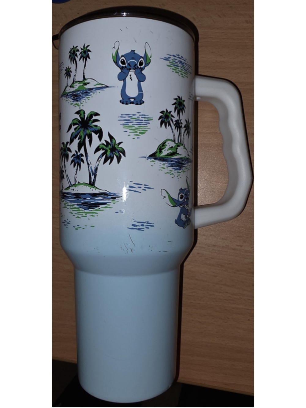 Stitch Tropical Tumbler One Size White Blue